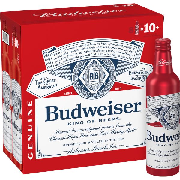 Budweiser 16Oz Aluminum – Baycity Liquors