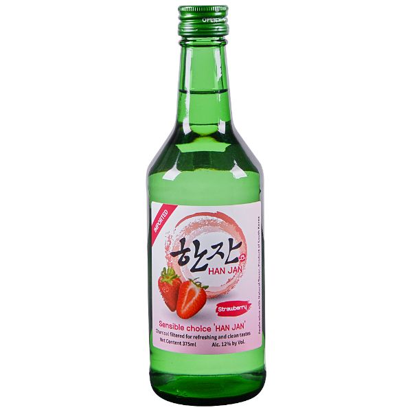 Han Jan Soju Strawberry 375Ml – Buckeye Wine & Spirits