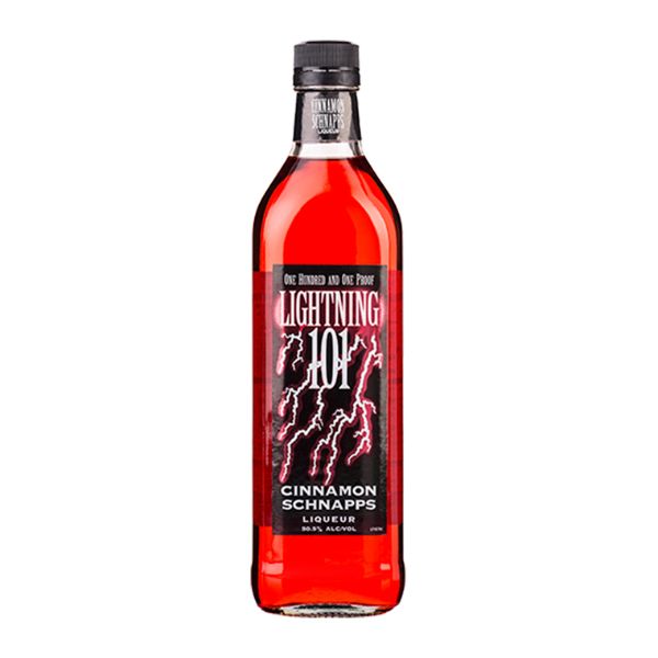 LIGHTNING 101 CINNAMON SCHNAPPS 750ML Middletown Fine Wine & Spirits