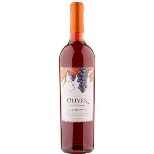 OLIVER SOFT RED WINE  750ML