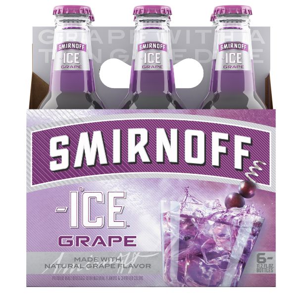 SMIRNOFF ICE GRAPE 12OZ 6PK