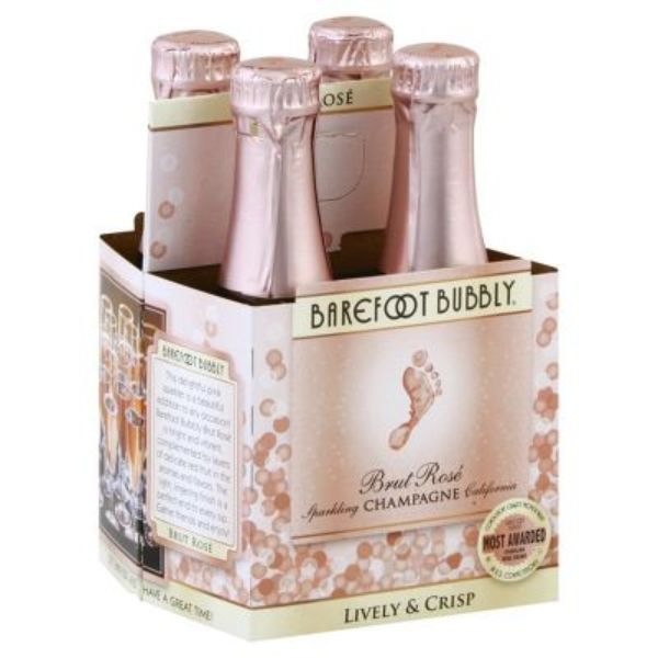 BAREFOOT BUBBLY ROSE 187ML