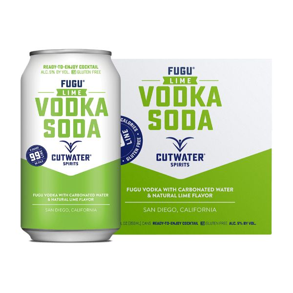CUTWATER VODKA LIME 4PK